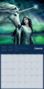 Anne Stokes Unicorn Calendar 2019
