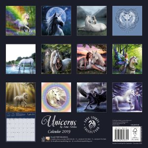Anne Stokes Unicorn Calendar 2019