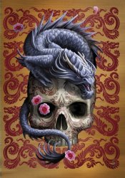 Oriental Dragon Skull