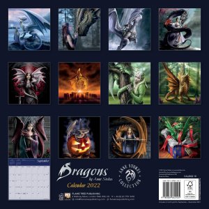 Anne Stokes 2022 Dragon Calendar